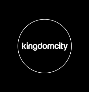 Kingdomcity church logo black background
