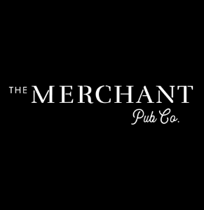 The Merchant Pub Co. logo in black and white