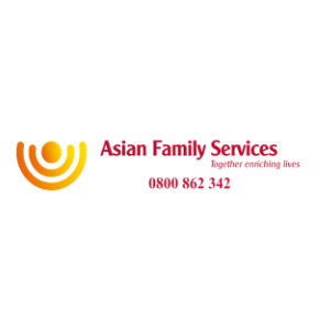 Asian Family Services logo with contact number 0800 862 342